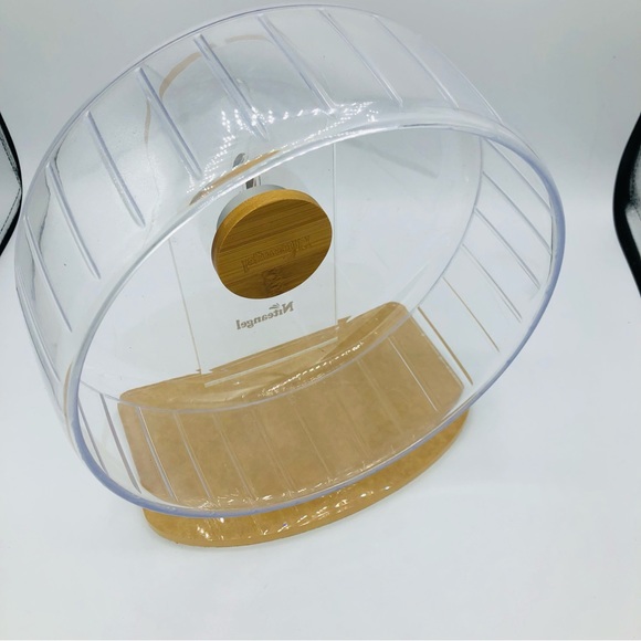 Big super silent hamster clear exercise running wheel quiet spinning - Picture 6 of 7